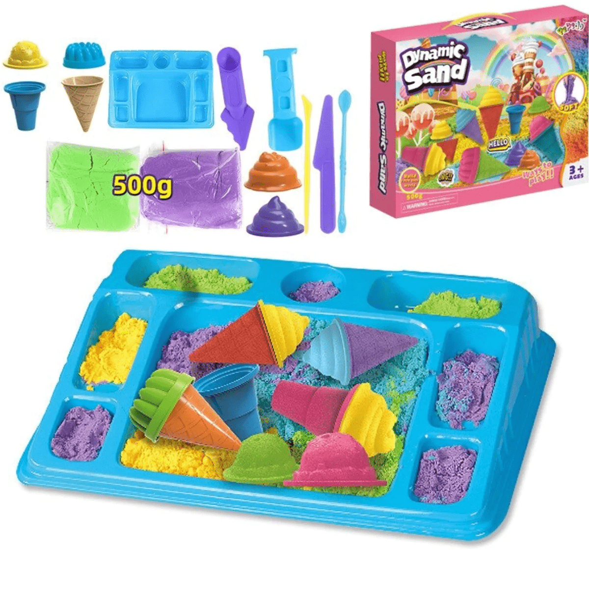 Colorful Kids Creative Sand Play Set - Halri