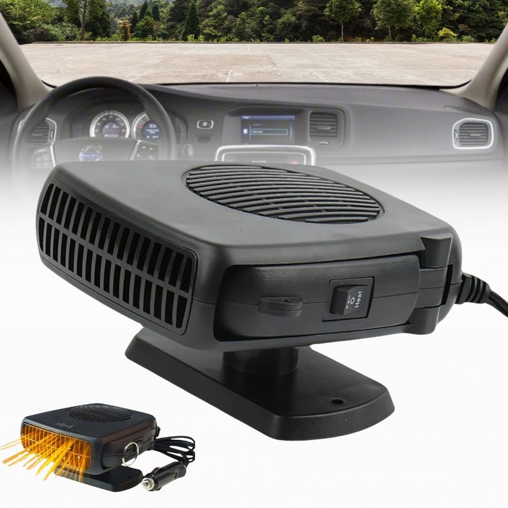 Portable 12V Compact Car Heating Fan 300W Ceramic - Halri
