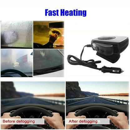Portable 12V Compact Car Heating Fan 300W Ceramic
