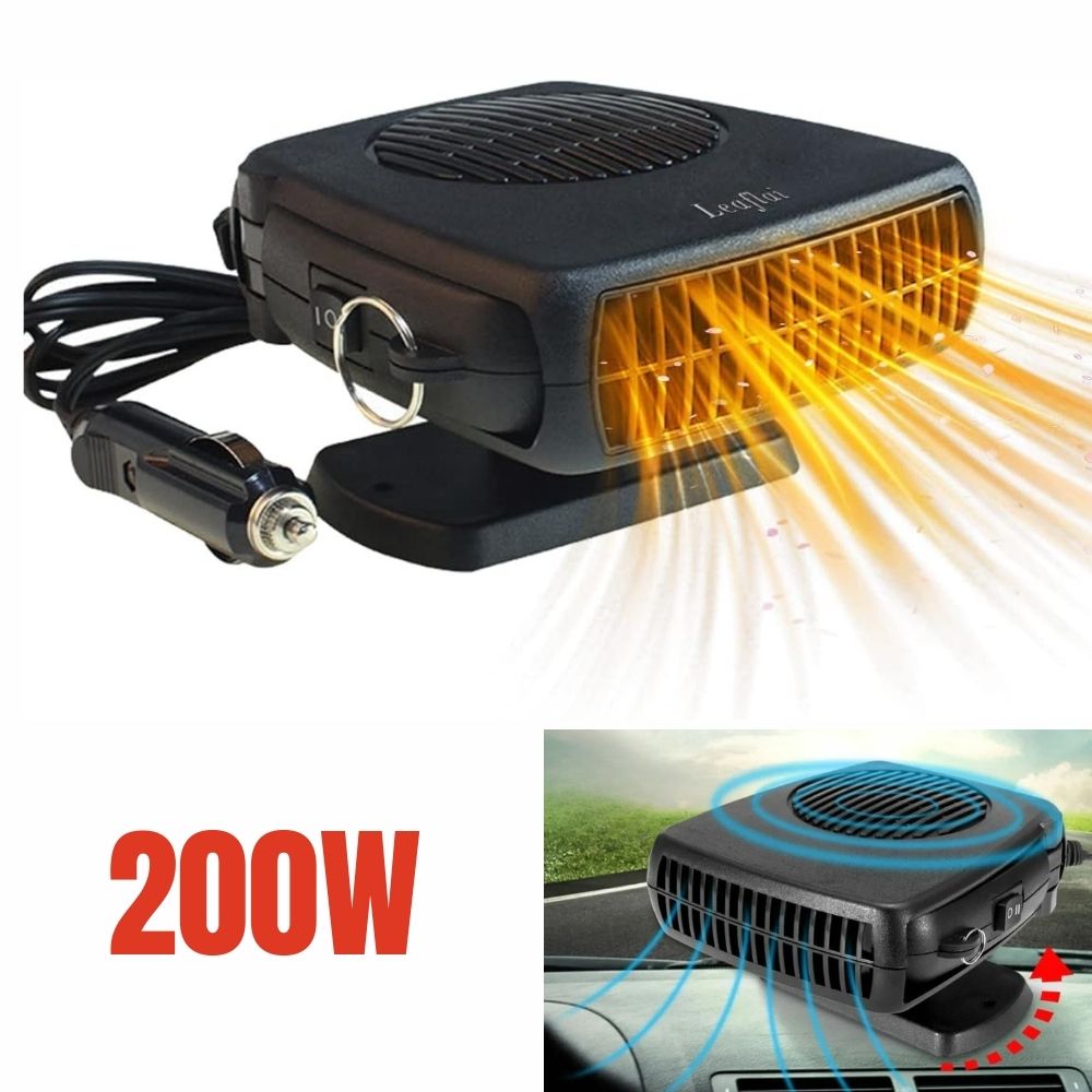 Portable 12V Compact Car Heating Fan 300W Ceramic