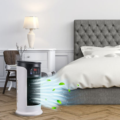 Compact Portable Room Air Cooler Stand Alone Fan