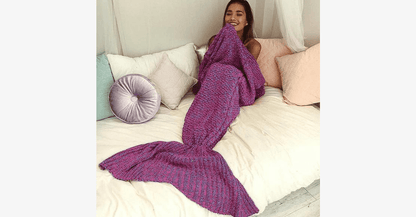 Soft Plush Mermaid Blanket for Adults