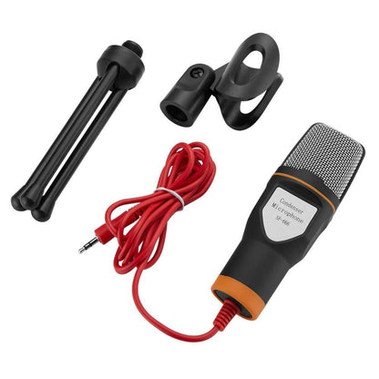 Compact Plug Play USB Studio Microphone