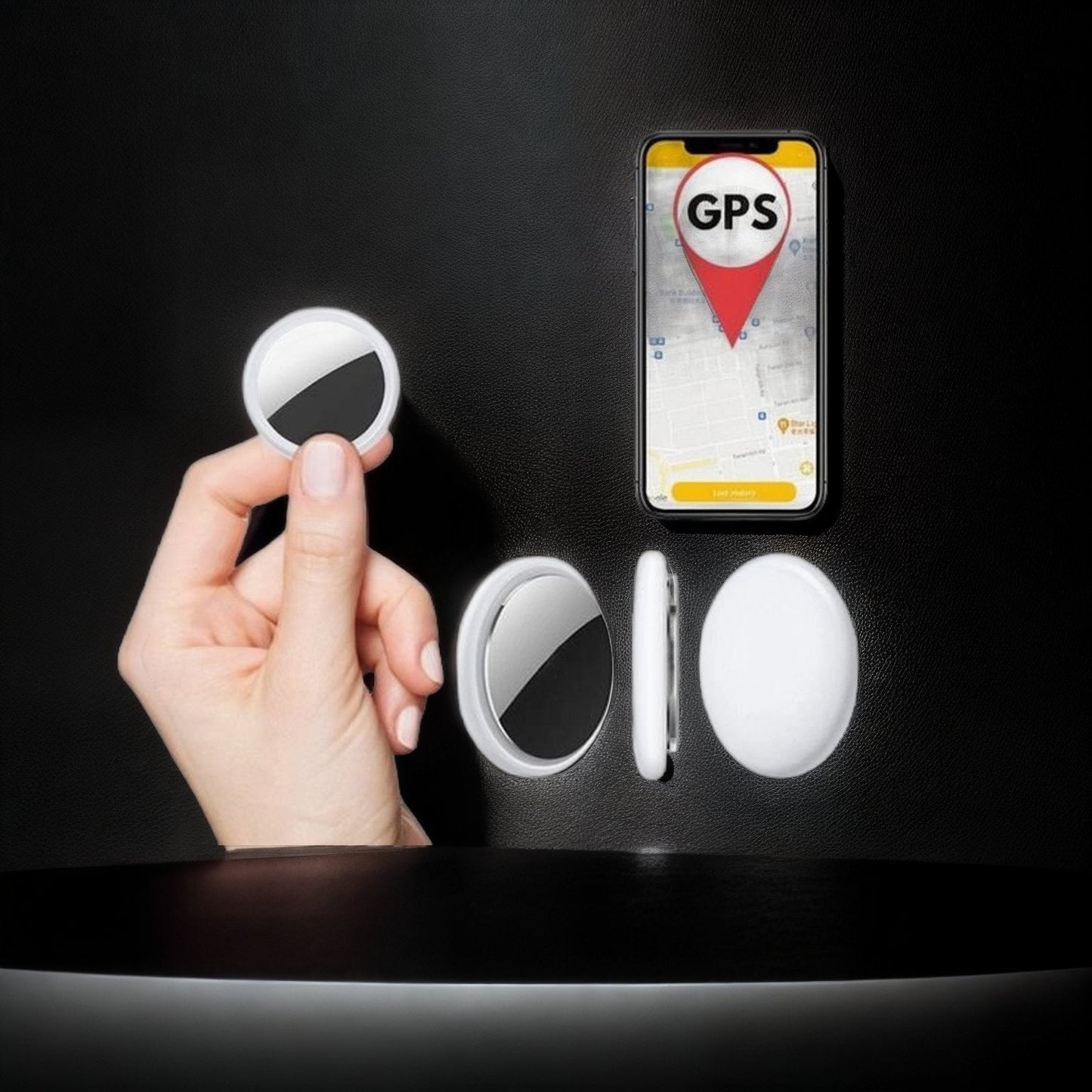 Compact Bluetooth GPS Key Finder Locator Device