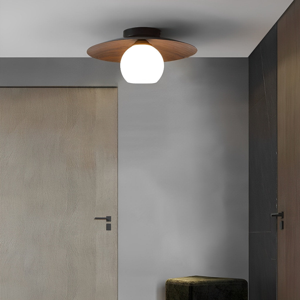 Simple LED Ceiling Light Fixtures Flush Mount Chandelier