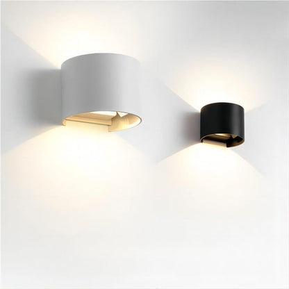 Modern Cube LED Wall Light – Minimalist Up Down Lighting Fixture