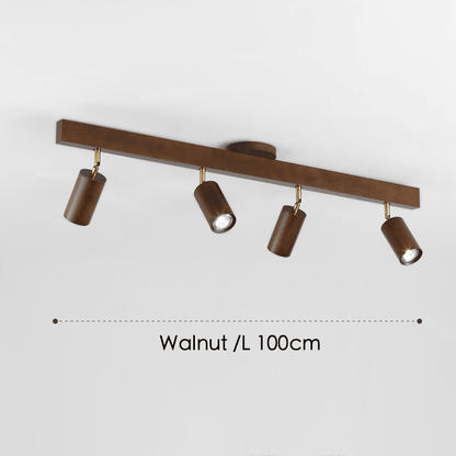 Simple Rustic Wood Pendant Light