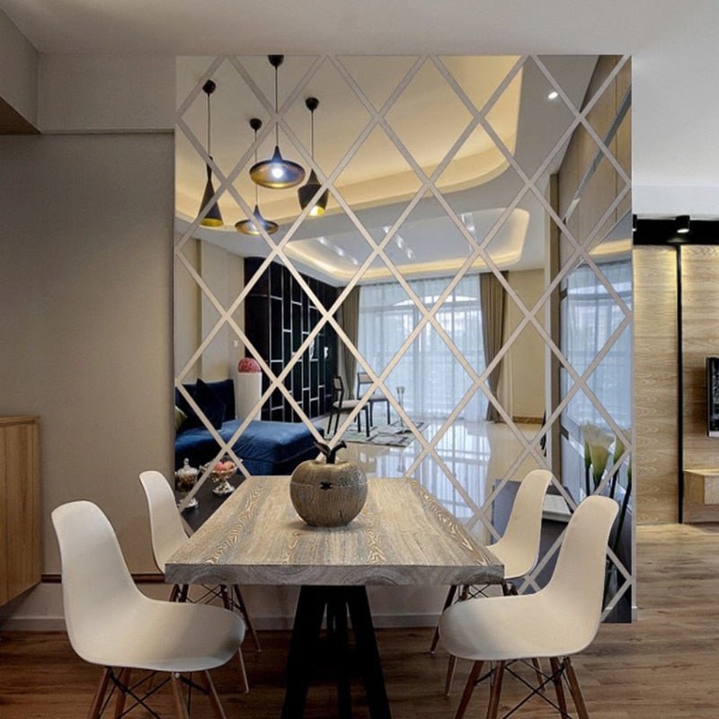 Stylish 3D Wall Mirror Decals - Halri