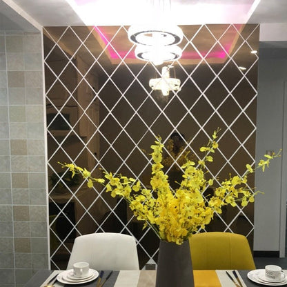 Stylish 3D Wall Mirror Decals