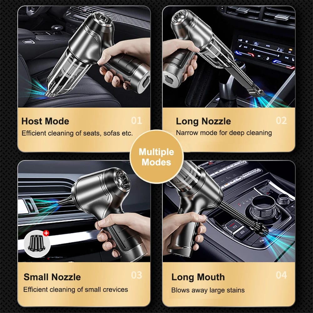 Portable Handheld Car Vacuum Cordless Cleaning Kit