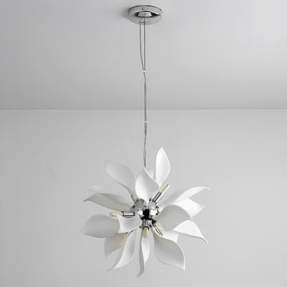 Elegant Glass Floral Pendant Lighting Fixture