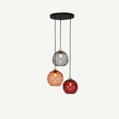 Stylish 3 Light Pendant Lamp - Hanging Cascade Fixture