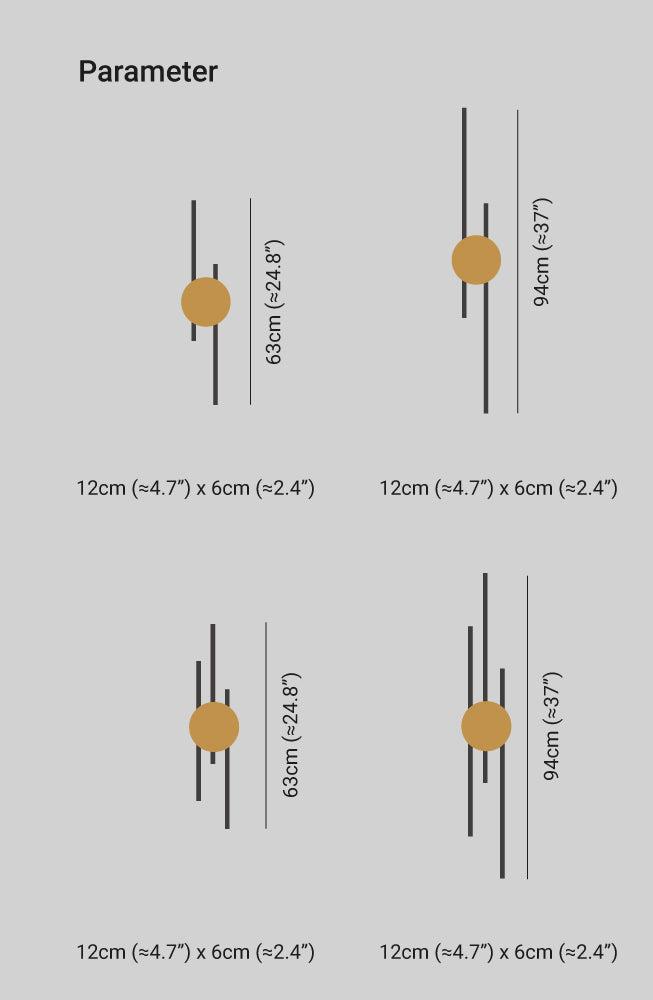 Contemporary Metal LED Wall Lamp - Halri