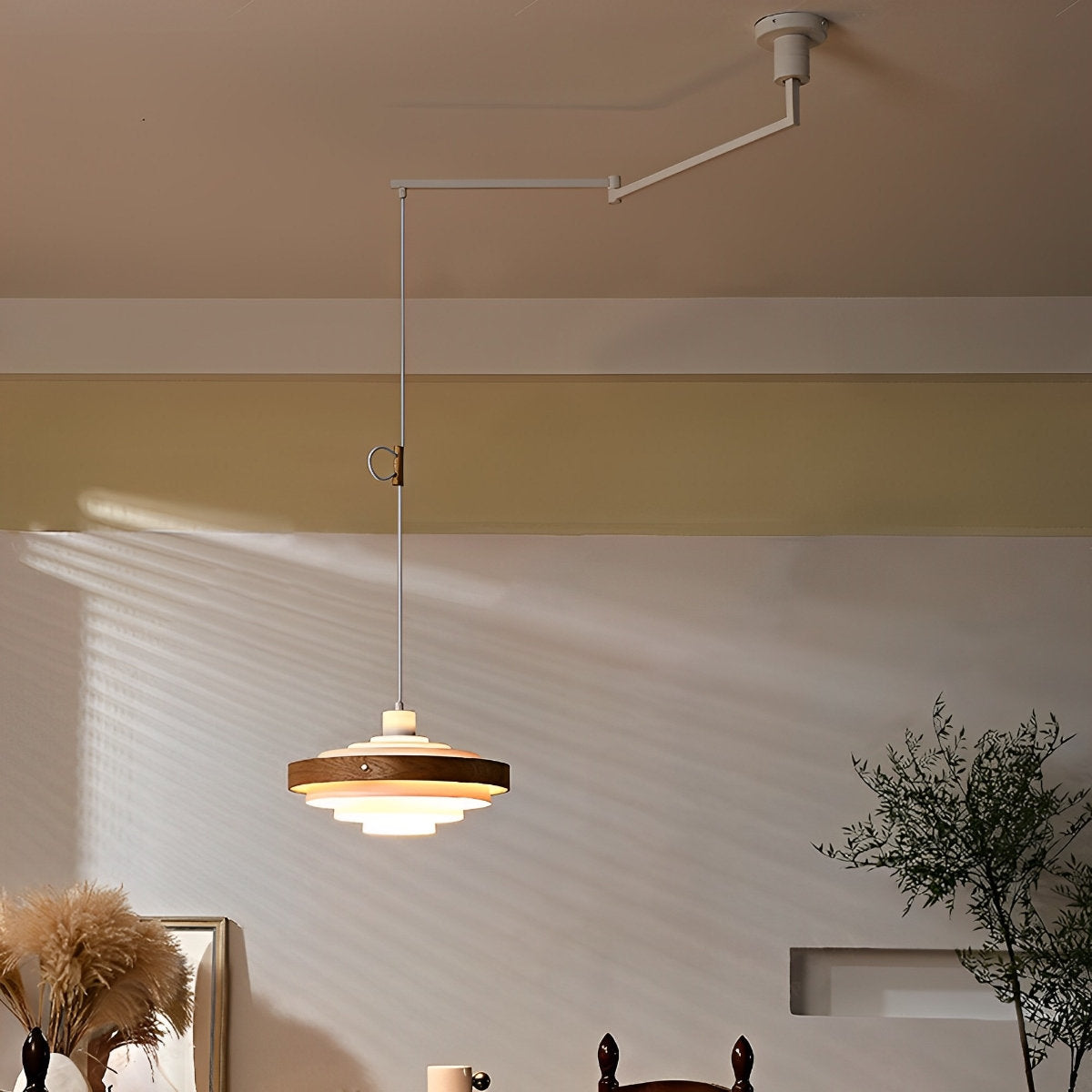 Sleek Contemporary Shade Pendant Lighting Fixture
