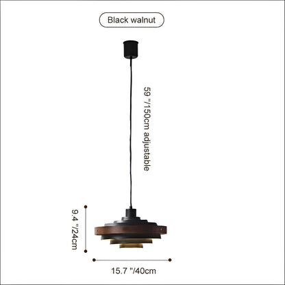 Sleek Contemporary Shade Pendant Lighting Fixture