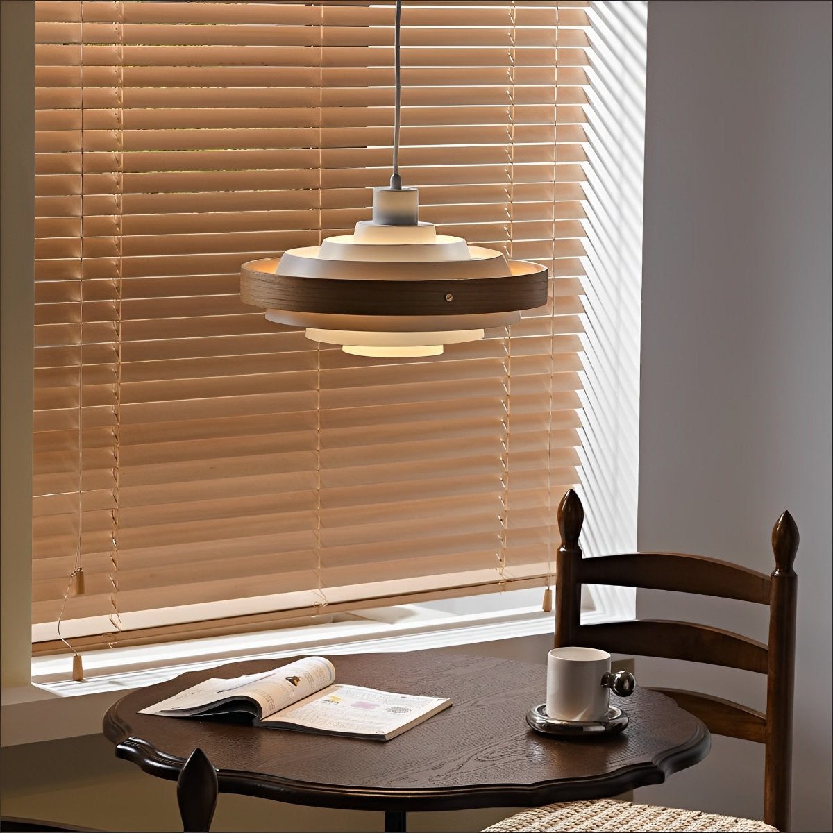 Sleek Contemporary Shade Pendant Lighting Fixture