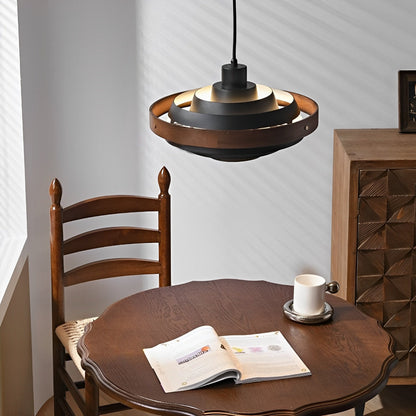 Sleek Contemporary Shade Pendant Lighting Fixture