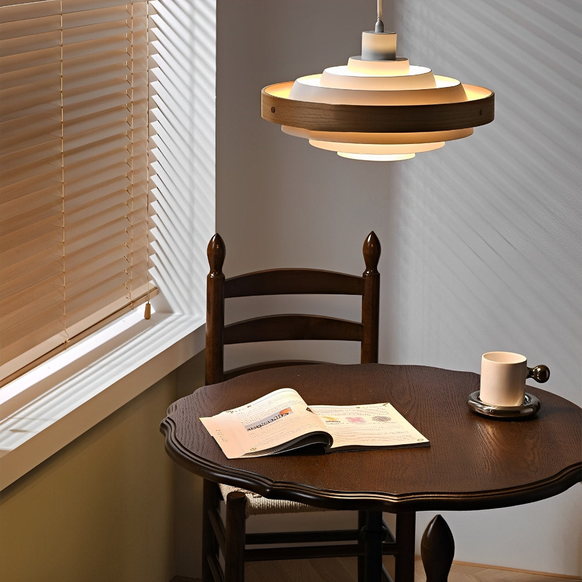 Sleek Contemporary Shade Pendant Lighting Fixture - Halri