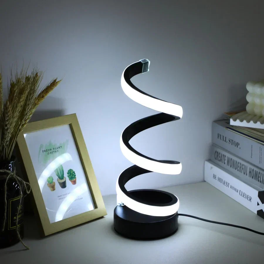 Flexible Contemporary S Curve Desk Lamp - Halri