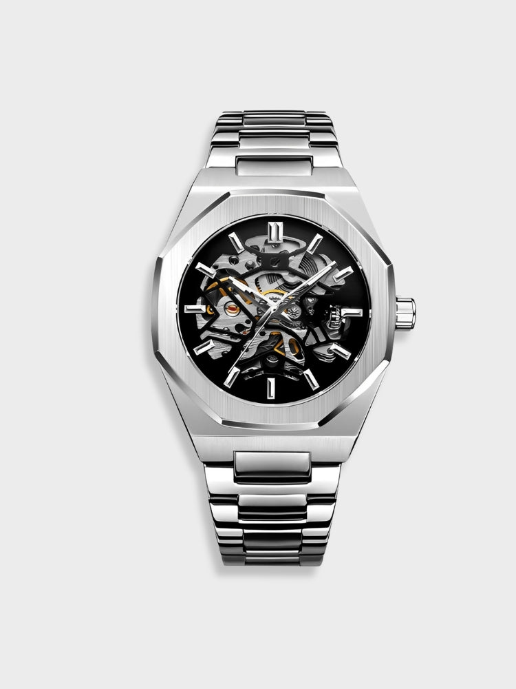 Classic Leather Chronograph Men's Watch - Halri