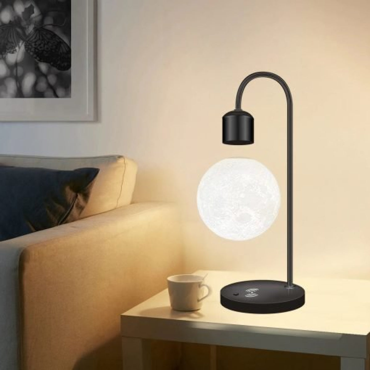 Floating Glow Moon Lamp – Wireless Phone Charging Light - Halri