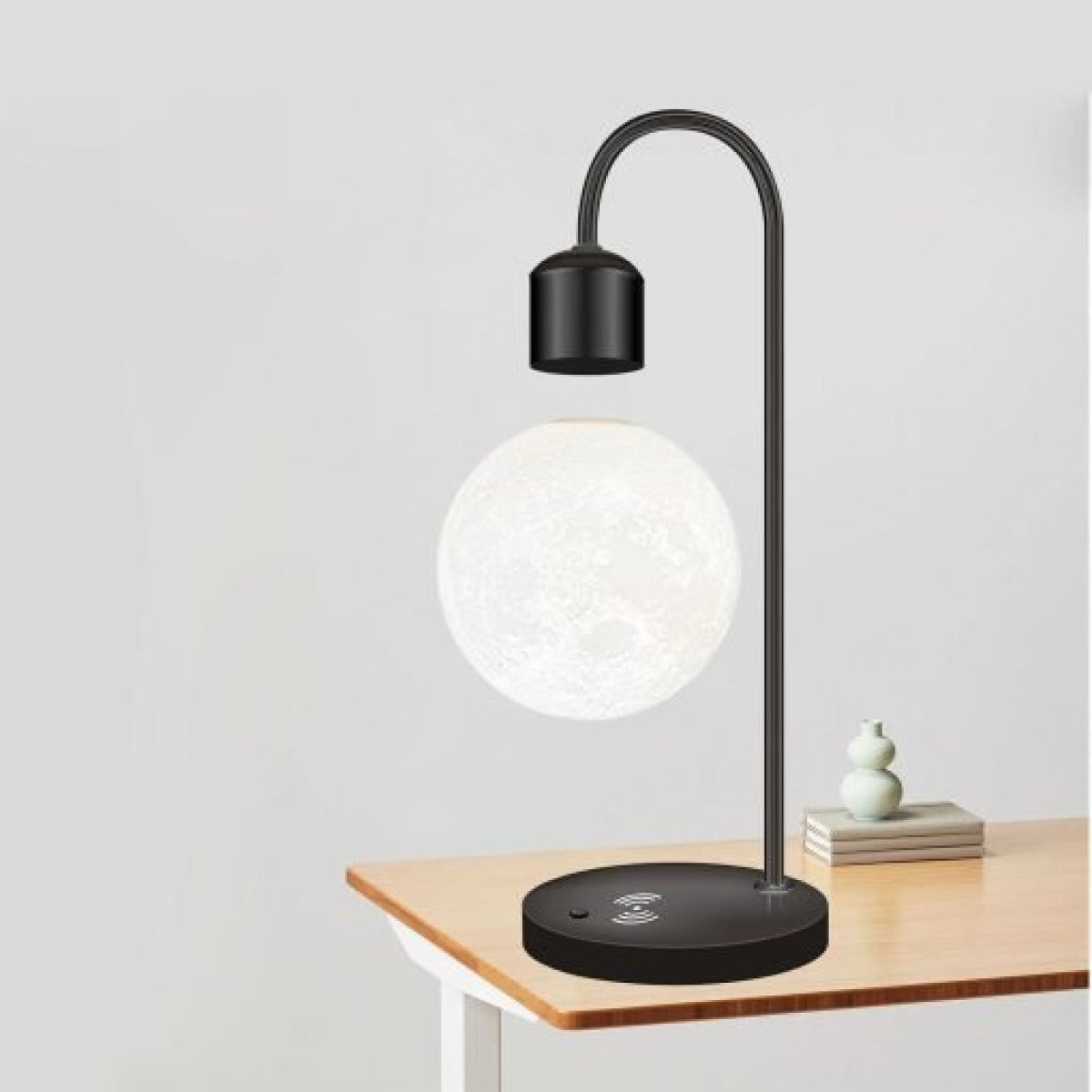Floating Glow Moon Lamp – Wireless Phone Charging Light