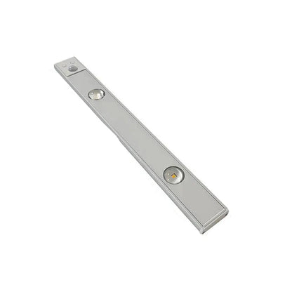 Rectangular LED light bar with three visible lights on a white background