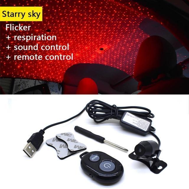 Galaxy Night Car Interior Light