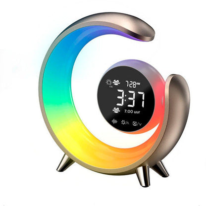 Colorful LED Nightlight with Alarm Clock Function - Halri