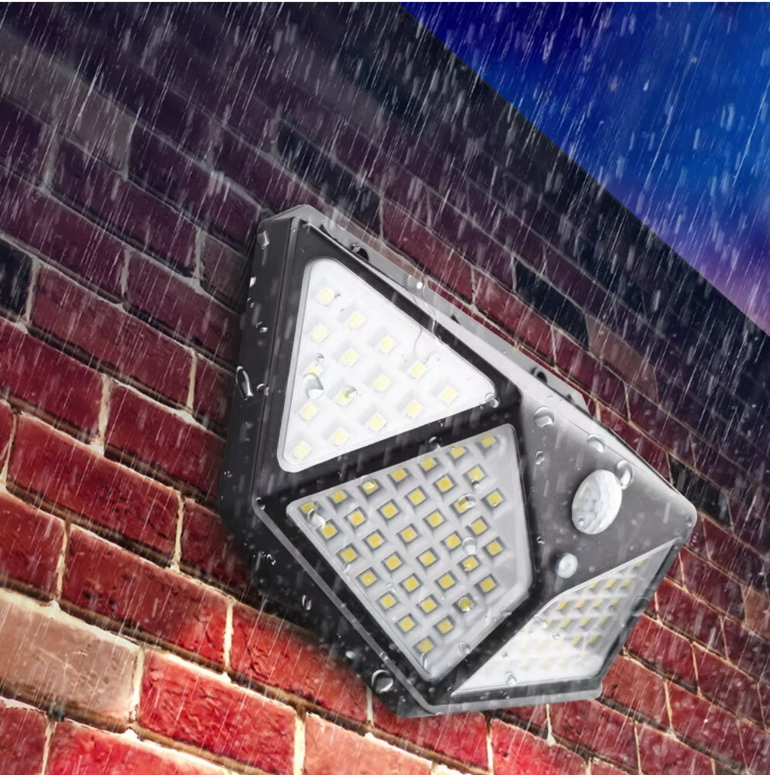 Outdoor Solar Powered Motion Sensor Lamp - Halri