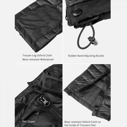 Warm Waterproof Insulated Snow Pants – Full Zip Winter Trousers