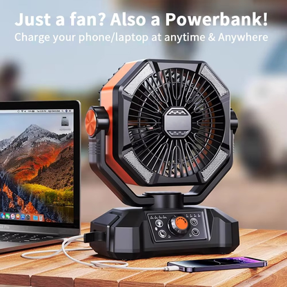 Compact Outdoor Battery Fan