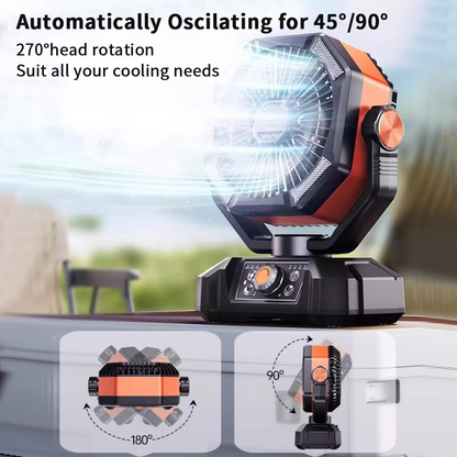 Compact Outdoor Battery Fan