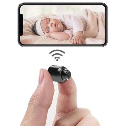 Compact WiFi Security Camera with HD Night Vision