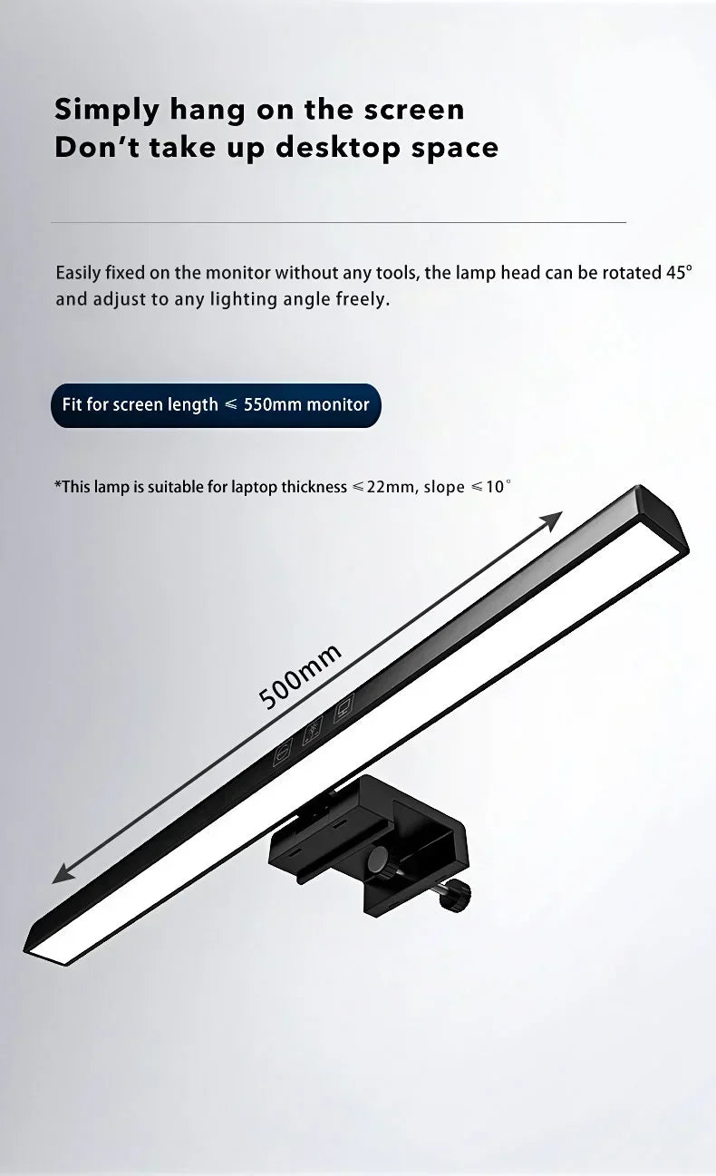 Slim LED Desk Light Strip