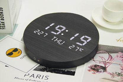 Rustic Wooden Scandinavian Wall Clock