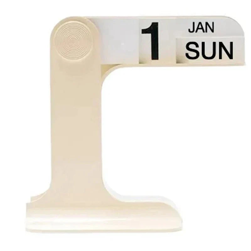 Simple Rotating Office Desk Calendar