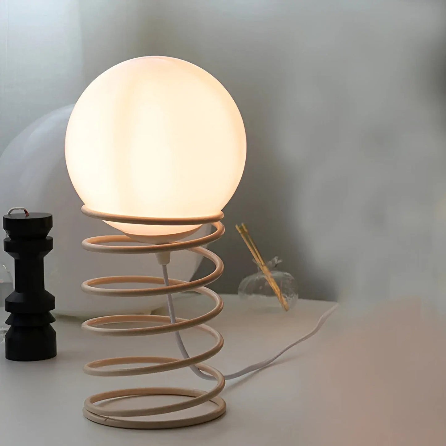 Soft Glow Moon Table Lamp with Adjustable Light - Halri