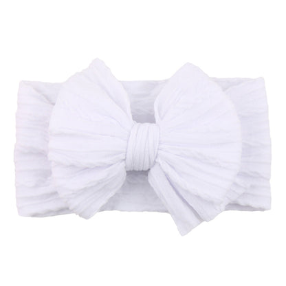 Kids' Soft Nylon Hair Bow Headband