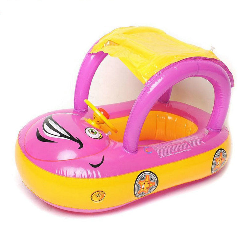 Colorful Kids Pool Float with Canopy