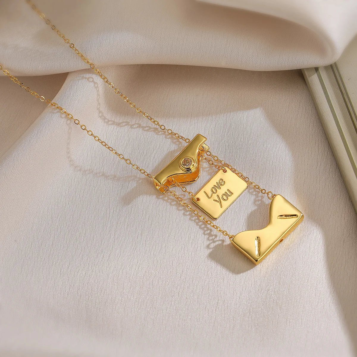 Heartfelt Open Heart Love Letter Necklace - Halri