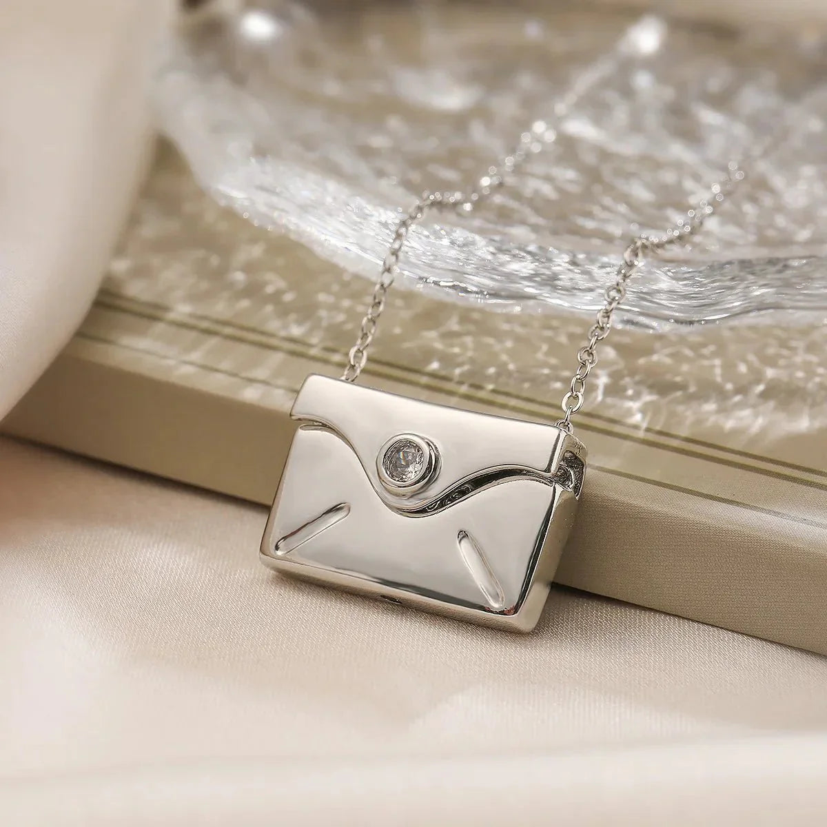 Heartfelt Open Heart Love Letter Necklace