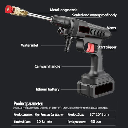 Powerful Car Wash Spray Water Gun