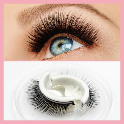 Easy Apply Reusable False Lashes Natural Everyday Look