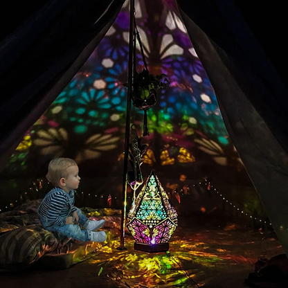 Vibrant LED Projector Lamp Colorful Nightlight