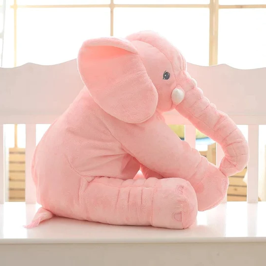 Soft Plush Baby Elephant Pillow