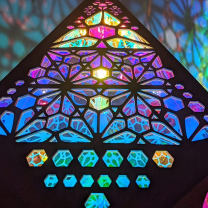 Vibrant LED Projector Lamp Colorful Nightlight