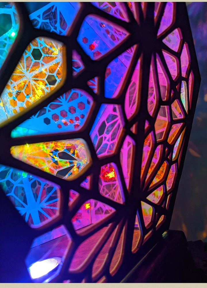 Vibrant LED Projector Lamp Colorful Nightlight