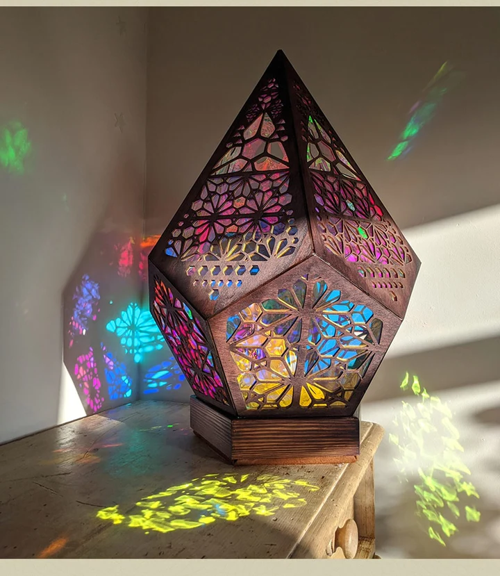 Vibrant LED Projector Lamp Colorful Nightlight