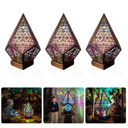 Vibrant LED Projector Lamp Colorful Nightlight
